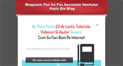 Desktop Screenshot of blogsens.ro